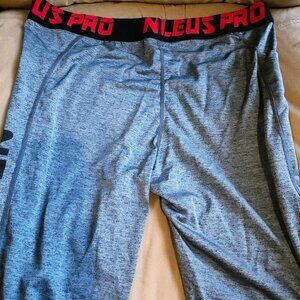 NEW-Neleus Pro Mens Compression Shorts  US XL Gray